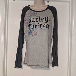 NWT Harley Davidson shirt women's L L/S made in USA